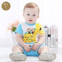 婴儿短袖短裤衣服纯棉宝宝套装春夏季男童女童两件套童装儿童夏装