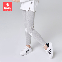 纤丝鸟2017新款儿童女童打底裤春秋长裤孩子纯棉百搭宝宝打底裤子