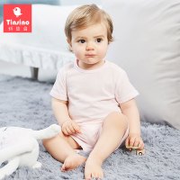 纤丝鸟2018新款儿童短袖套装宝宝夏季短袖短裤