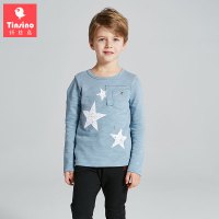 纤丝鸟 儿童装长袖T恤春秋季儿童打底衫男童春装上衣宝宝纯棉T恤