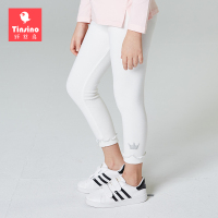 纤丝鸟女童打底裤春秋纯棉2017新款百搭儿童打底裤女长裤秋装裤子