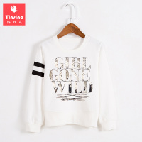 纤丝鸟童装2017春季新款休闲儿童女童中大童卫衣宽腰卫衣