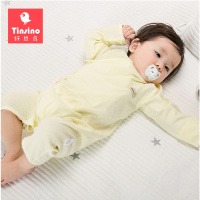 新生儿衣服哈衣0-3个月宝宝长袖春秋薄款连体蝴蝶衣婴儿衣服