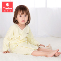 纤丝鸟宝宝睡衣婴儿睡袍儿童睡衣女孩睡裙春秋新生儿衣服