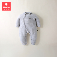 纤丝鸟宝宝空气棉哈衣爬服文艺小宝贝