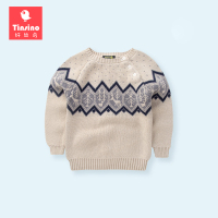 宝宝毛衣长袖男童针织衫套头秋季婴儿保暖衣1-3岁女童毛衫冬季