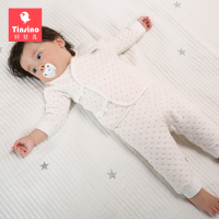 纤丝鸟宝宝空气棉系带内衣套装