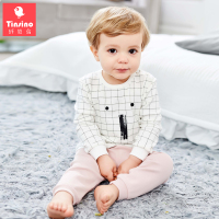 纤丝鸟儿童内衣套装男童女童秋衣秋裤2018新款宝宝睡衣婴儿衣服