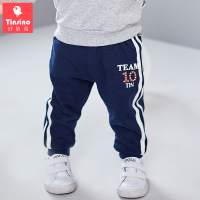 纤丝鸟童装男童裤子女童打底裤宝宝卫裤儿童长款裤子 运动宝贝