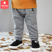 纤丝鸟童装秋冬装男童裤子女童打底裤儿童长裤宝宝裤子 大眼睛猫
