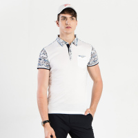 奔狼swsport夏季男士时尚短袖POLO衫（白色）