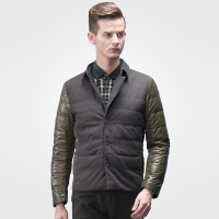 奔狼swsport男士休闲羽绒服外套深灰