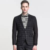 奔狼swsport男士休闲毛呢西服外套