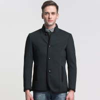 奔狼swsport男士休闲西服外套（墨绿）