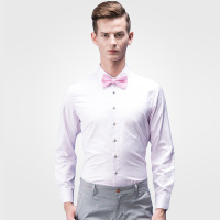 奔狼swsport男士长袖粉色衬衫