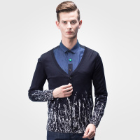 奔狼swsport男士休闲针织开衫