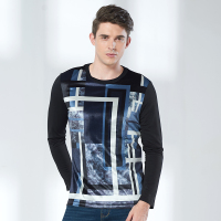 奔狼swsport男士秋冬时尚长袖T恤衫