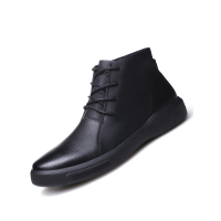 马丁靴男真皮切尔西短靴百搭工装韩版复古潮流男士高帮鞋子BD2697