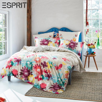 ESPRIT美棉花卉四件套 全棉田园被套床单纯棉床上用品 PB13