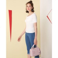 Makko女士蛇纹牛皮手拎包