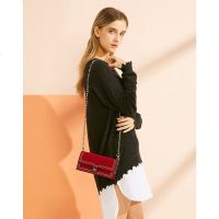 Makko麂皮绒面铆钉元素典雅手包斜挎包