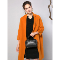 Makko牛皮大气简约范手提女包