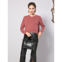 Makko牛皮个性大容量欧美范手提包单肩包斜挎包