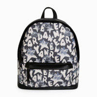 DANNY BEAR JEANS涂鸦字母休闲百搭双肩背包DJB6811039B