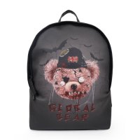 DANNY BEAR JEANS僵尸熊休闲百搭女款双肩包DWJ7816102-186