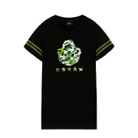 DANNY BEAR JEANS 2019夏新款女式短袖长款T恤 DJY8883150