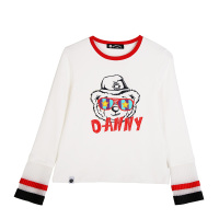 DANNY BEAR JEANS 2019夏季新款女式休闲圆领长袖 DJY9885108