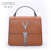 2018夏季新款单肩包女ins超火包水钻流苏休闲斜挎包