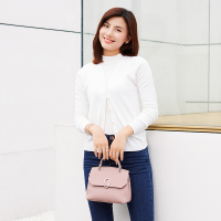 塞飞洛2018ins单肩斜挎包手提包时尚简约chiic新款潮荔枝纹女包