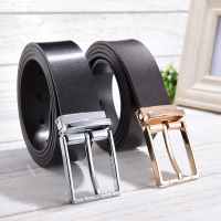 塞飞洛2018新品男士皮带牛皮裤带男装饰简约时尚百搭休闲针扣耐用