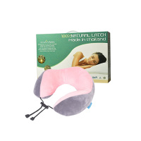 伊可莱ECOLIFELATEX乳胶枕头泰国颈椎枕芯记忆枕 旅行枕 U型枕