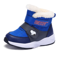 史努比童鞋男童鞋冬季长绒保暖儿童雪地靴棉靴