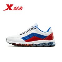 特步男子全掌气垫跑步鞋2018秋冬新款舒适慢跑防滑大气时尚经典