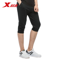 特步男休闲运动裤夏季生活休闲透气舒适运动男七分裤舒适收脚