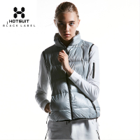 美国HOTSUIT后秀黑标系列女款时髦保暖秋冬羽绒服羽绒马甲外套女