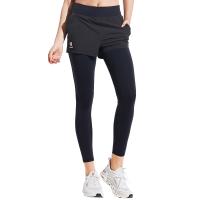 HOTSUIT后秀塑形女健身运动瑜伽裤假两件紧身长裤显瘦提臀跑步裤大码