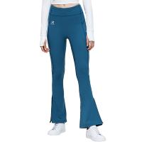 HOTSUIT后秀塑形女紧身长裤时尚喇叭裤小裙摆打底裤瑜伽健身长裤