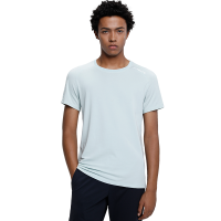 HOTSUIT短袖男新款莫尔代舒适休闲透气纯色简约圆领T恤潮