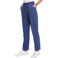 HOTSUIT健身裤女春款束脚直筒梭织速干抽绳长裤透气休闲