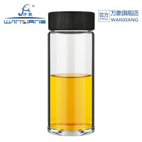 万象单层玻璃水杯耐高温大容量女士杯子商务男士办公车载杯U118