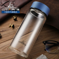 万象单层玻璃杯女士办公大容量水杯男士商务耐高温杯子U628/460ml