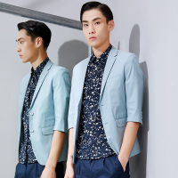 GRSAGA夏季休闲蓝色系便西W11521026G