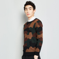 GRSAGA冬季休闲印花系毛衫M11541201A