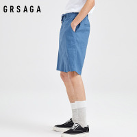 GRSAGA夏季休闲蓝色系休闲裤11723828695
