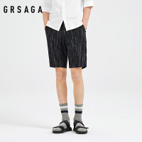 GRSAGA夏季休闲条纹系休闲裤11723828610