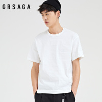 GRSAGA夏季休闲白色系上衣11723511086